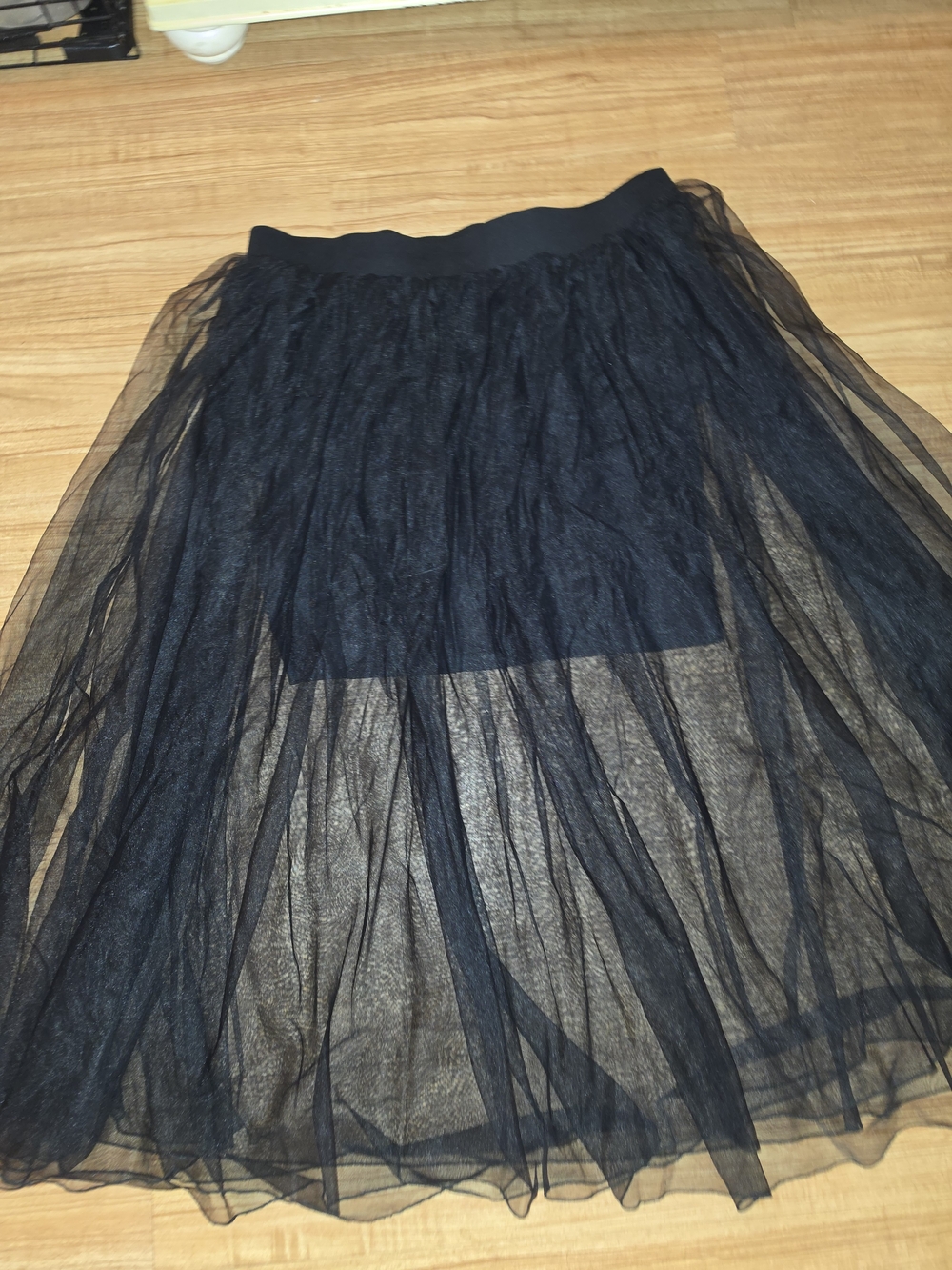 torrid Black Layered Tulle Skirt
